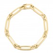 Roberto Coin 18K Yellow Gold Designer Gold Oro Classic Link Bracelet