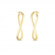 Roberto Coin 18K Yellow Gold Designer Gold Twist Hoop Earrings