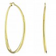 Roberto Coin 18K Yellow Gold Large Tapered Hoop Earrings