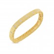 Roberto Coin 18K Satin Finish Yellow Gold Princess Small Bangle Bracelet