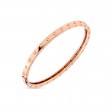 Roberto Coin 18K Rose Gold Symphony Pois Moi Oval Bangle Bracelet