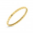 Roberto Coin 18K Yellow Gold Symphony Pois Moi Oval Bangle Bracelet