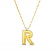 Roberto Coin 18K Yellow Gold Princess Block Letter Necklace