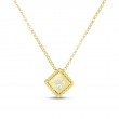 Roberto Coin 18K Yellow Gold Palazzo Ducale Diamond Accent Satin Small Pendant
