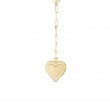 Roberto Coin 18K Yellow Gold Medallion Charms Large Diamond Heart Pendant