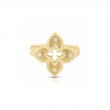 Roberto Coin 18K Yellow Gold Venetian Princess Diamond Flower Shape Ring