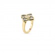 Roberto Coin 18K Yellow Gold Venetian Princess Malachite Diamond Ring