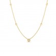 Roberto Coin 18K Yellow Gold Alternating Bead Chain