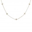 Roberto Coin 18K Yellow Gold Love By The Inch Diamond Flower Necklace