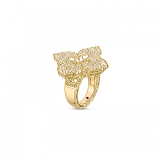 Roberto Coin 18K Yellow Gold Diamond Venetian Princess Ring