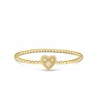 Roberto Coin 18K Yellow Gold Venetian Princess Small Heart Medallion Bracelet