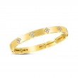 Roberto Coin 18K Yellow Gold Verona Diamond Bangle Bracelet