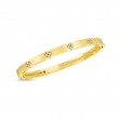 Roberto Coin 18K Yellow Gold Verona Diamond Bangle Bracelet