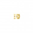 Roberto Coin 18K Yellow Gold Verona Diamond Hoop Earrings