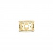Roberto Coin 18K Yellow Gold Navarra Diamond Wide Link Ring
