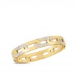 Roberto Coin 18K Yellow Gold Navarra Diamond Bangle Bracelet