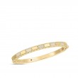 Roberto Coin 18K Yellow Gold Art Deco Diamond Station Bangle Bracelet