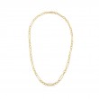 Roberto Coin 18K Yellow Gold Designer Gold Alternating Long And Short Oval Link Chain Necklace