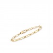 Roberto Coin 18K Yellow Gold Designer Gold Alternating Long And Short Oval Link Bracelet