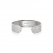 Florentine Finish 18k White Gold Thin CFF Cuff