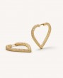 Small Cuore Hoop Earrings