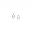 Mikimoto South Sea Pearl Diamond Earrings