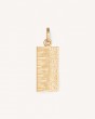 Florentine Finish Golden Rule Pendant