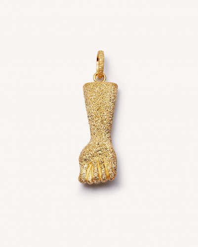 Florentine Finish Figa Pendant