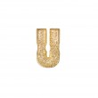 FORTE Florentine Finish Letter U