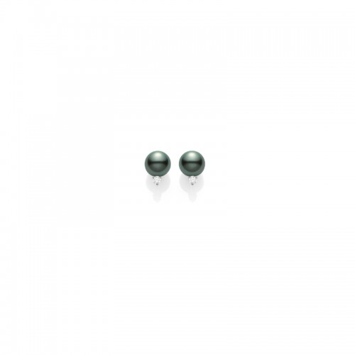 Mikimoto South Sea Pearl Green Stud Earrings