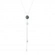 Mikimoto Multi Pearl Diamond Lariat Necklace