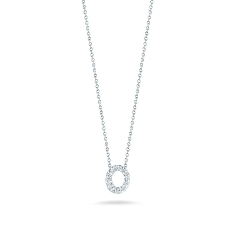 Roberto Coin 18K White Gold Rhodium Plated Tiny