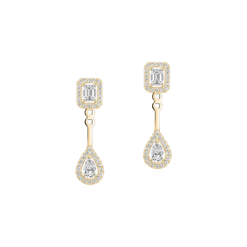18K Yellow Gold My Twin Toi&Moi Earrings