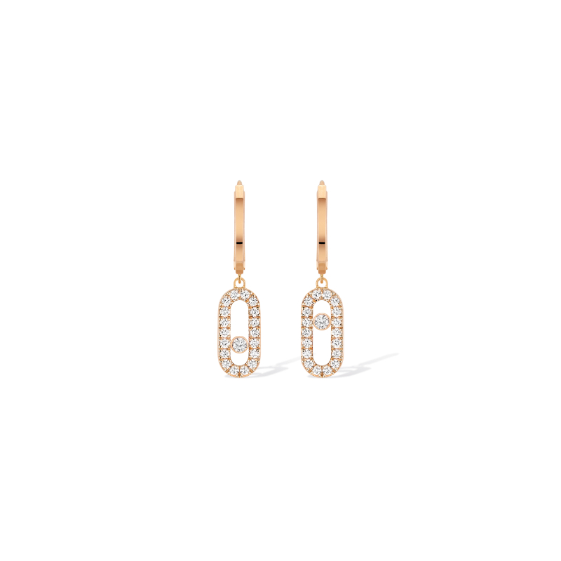 Move Uno Diamond hoop earrings