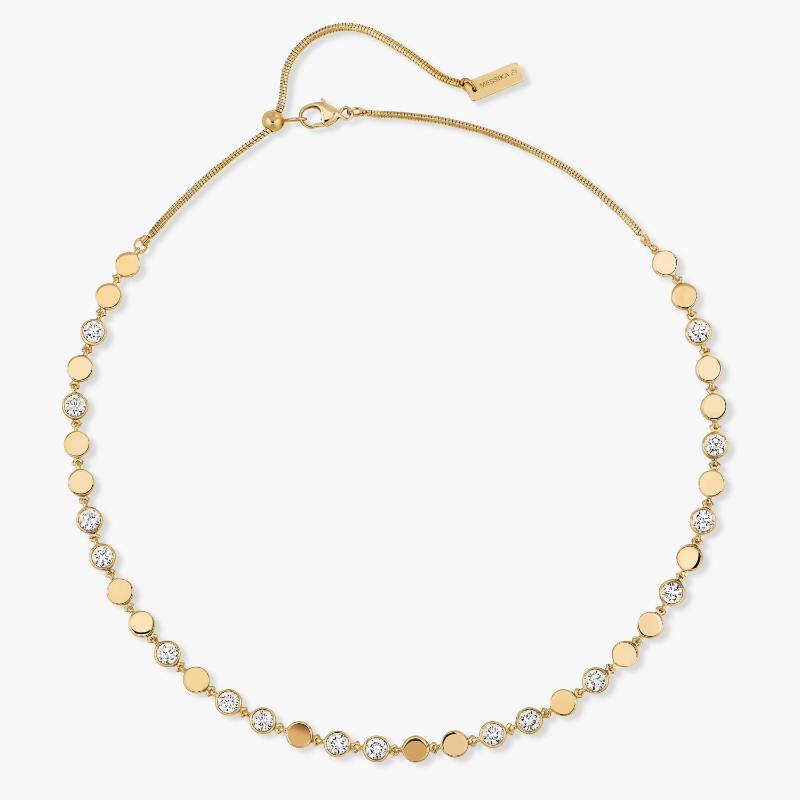 18K Yellow Gold D-Vibes MM Necklace