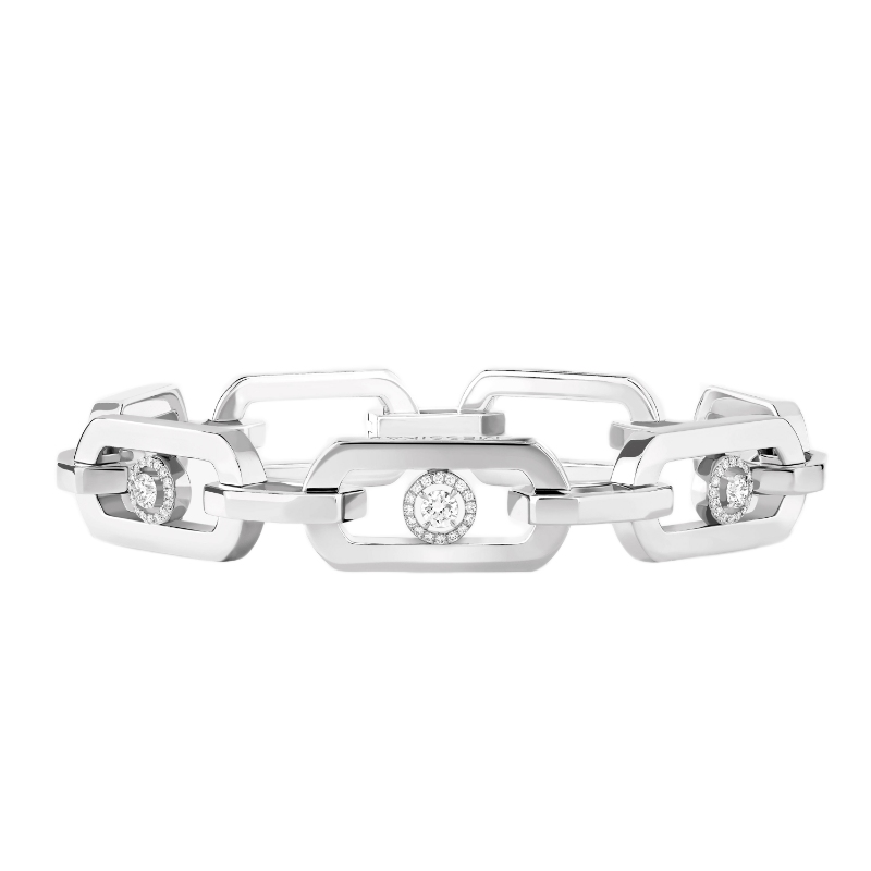 18K White Gold So Move XL Bracelet