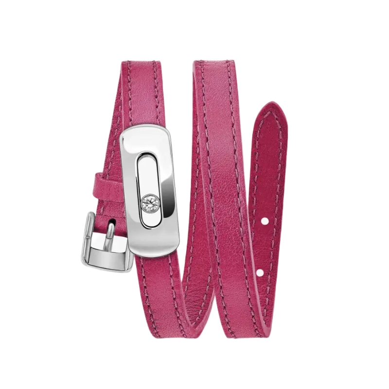 My Move Raspberry Pink Calf Bracelet