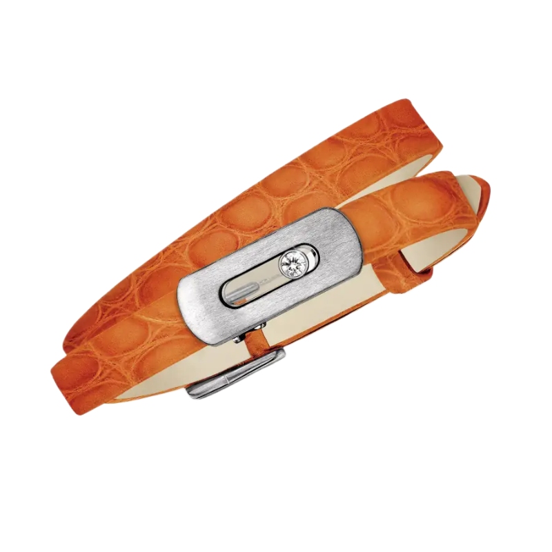 My Move Orange Mississippiensis Alligator Bracelet