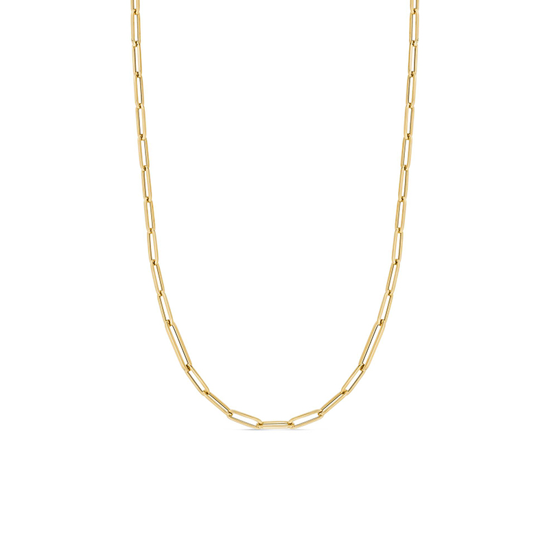 Roberto Coin 18K Yellow Gold Paperclip Necklace