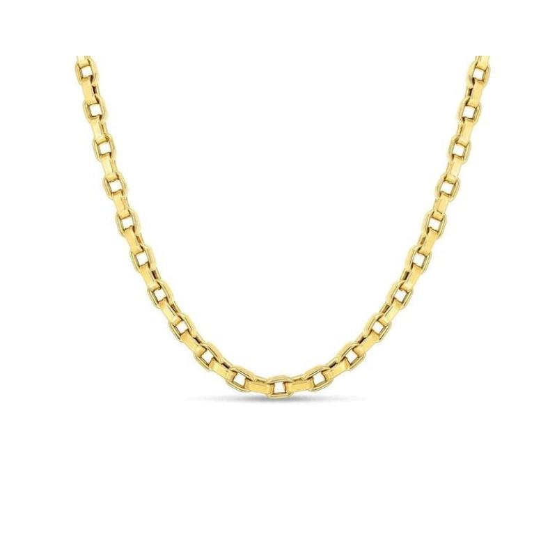 Roberto Coin 18K Yellow Gold Square Link Chain