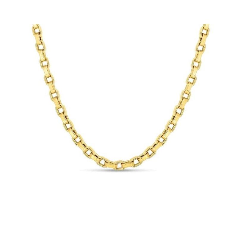 Roberto Coin 18K Yellow Gold Square Link Chain