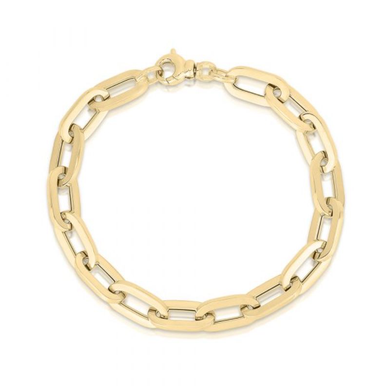 Roberto Coin 18K Yellow Gold Designer Gold Classic Oro Link Bracelet