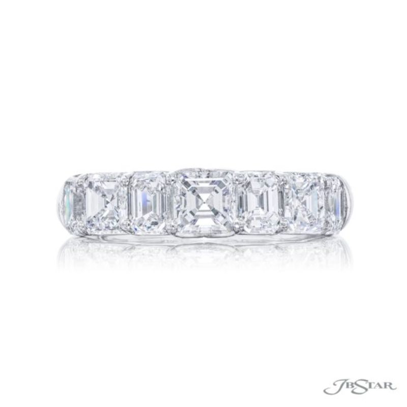 JB Star Emerald Cut Wedding Band