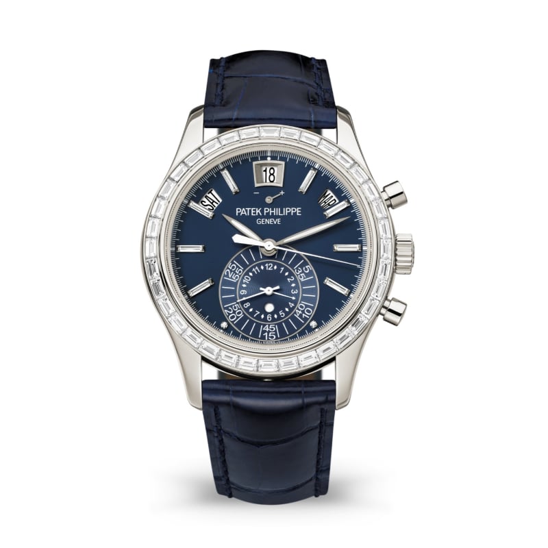 Patek Philippe Complications Diamond Platinum Chronograph 5961P-001