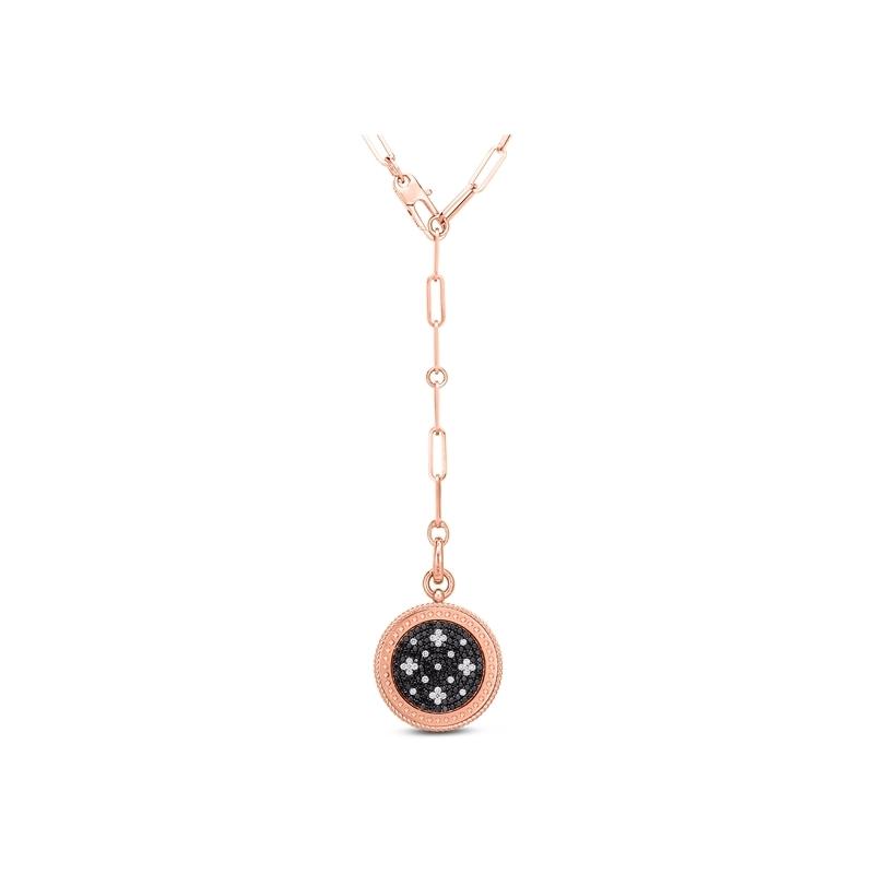 Roberto Coin 18K Rose Gold Venetian Princess 25Mm Round Medallion Pendant Necklace