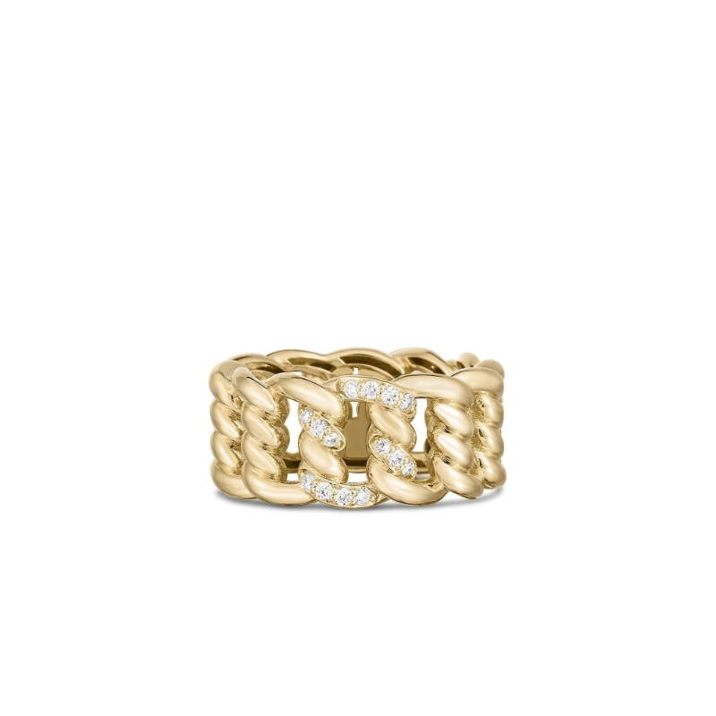 Roberto Coin 18K Yellow Gold Cialoma Diamond Knot Ring