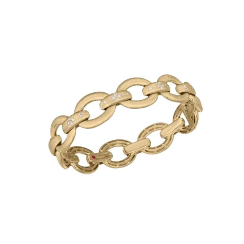 Roberto Coin 18K Yellow Gold Duchessa Diamond Link Bracelet