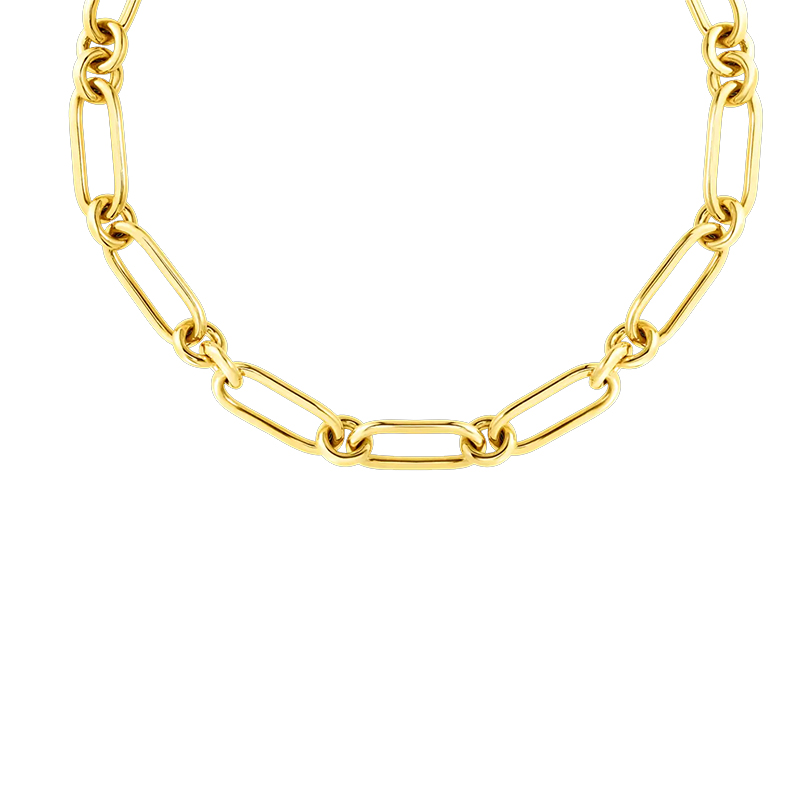 Roberto Coin 18K Yellow Gold Classic Gold Oro Collar Chain Necklace