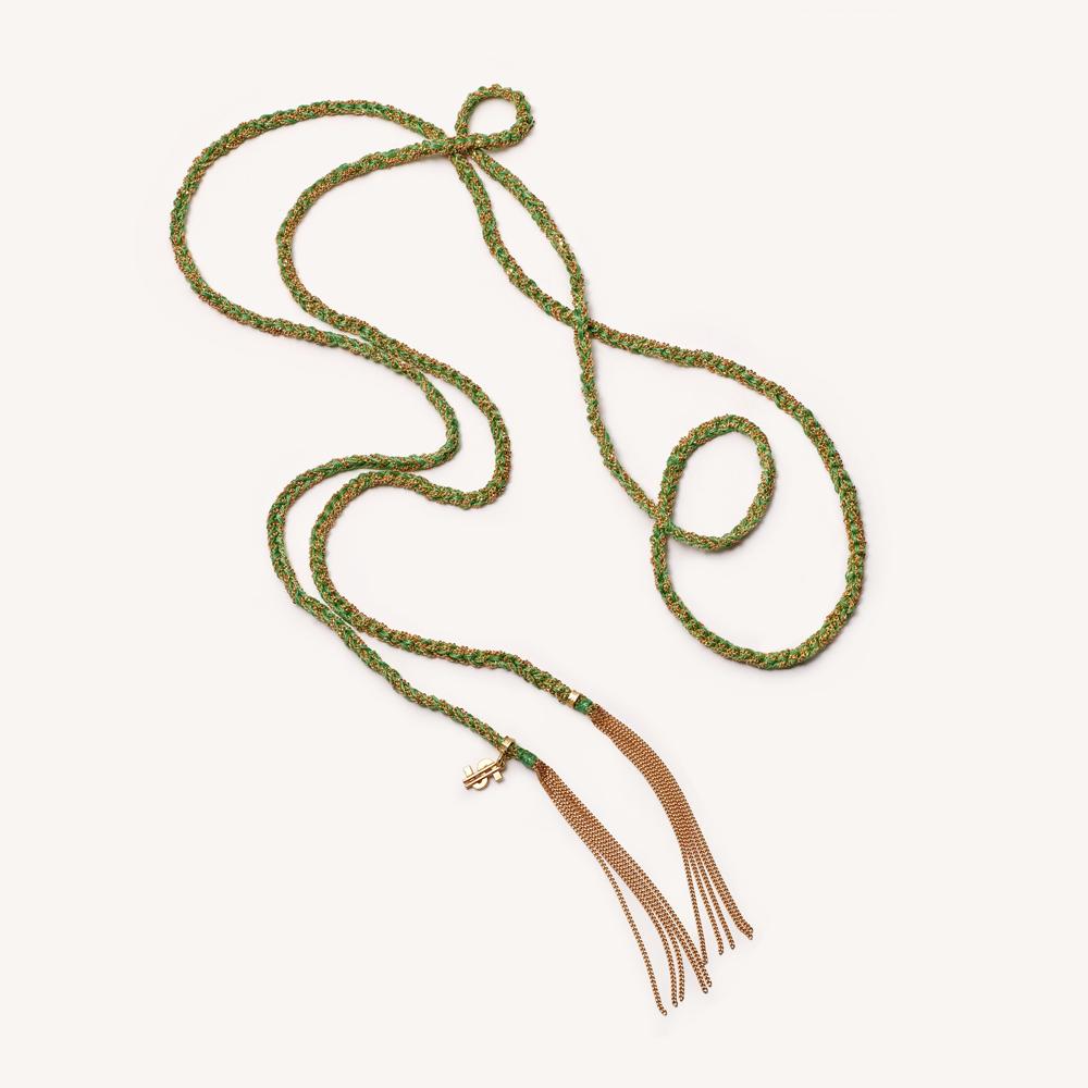 Lucky Necklace with Money Charm