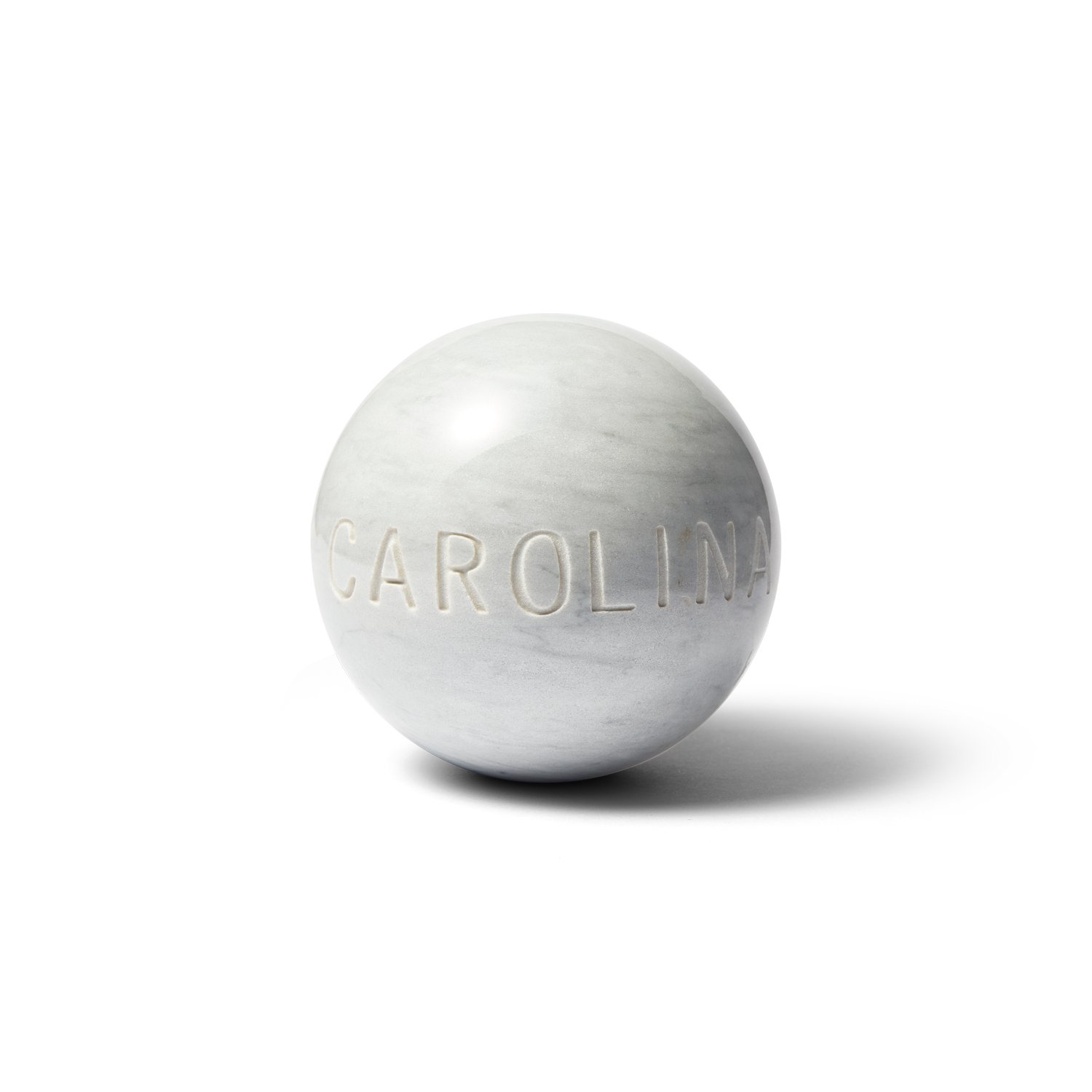 Large Carrara Marble Sphere Bardiglio